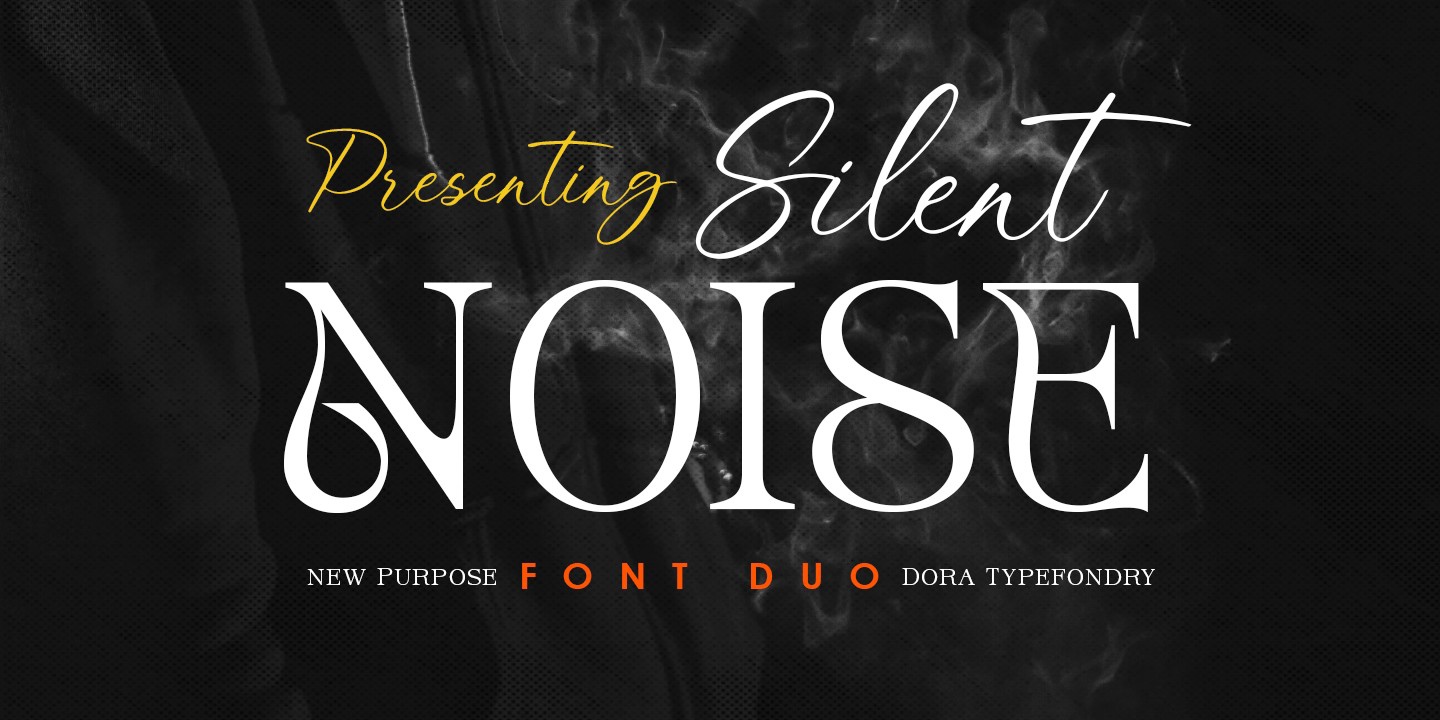 Пример шрифта Silent Noise Regular