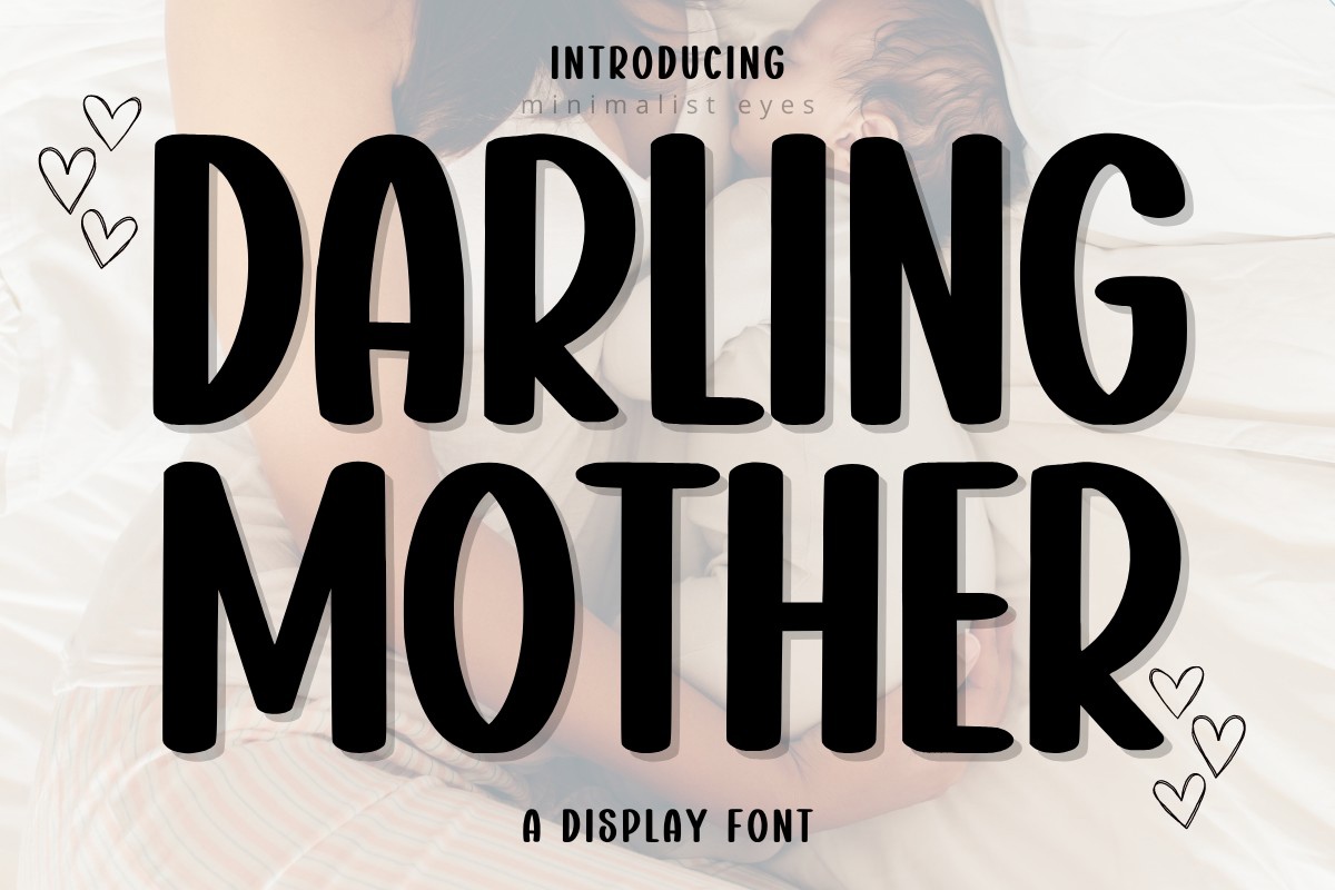 Пример шрифта Darling Mother