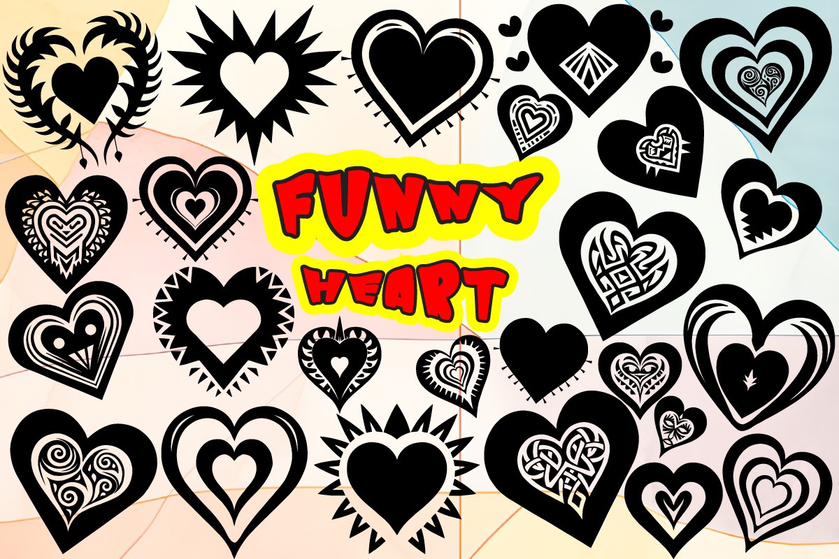 Пример шрифта Funny Heart