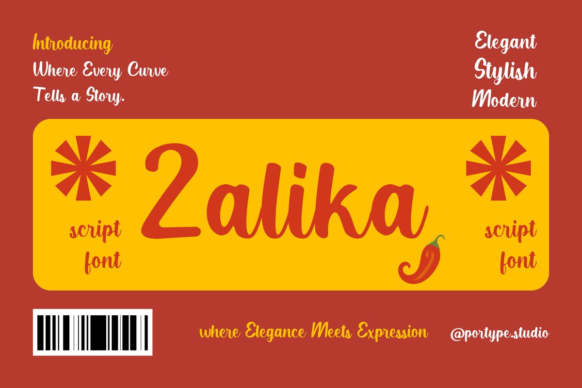 Пример шрифта Zalika Regular