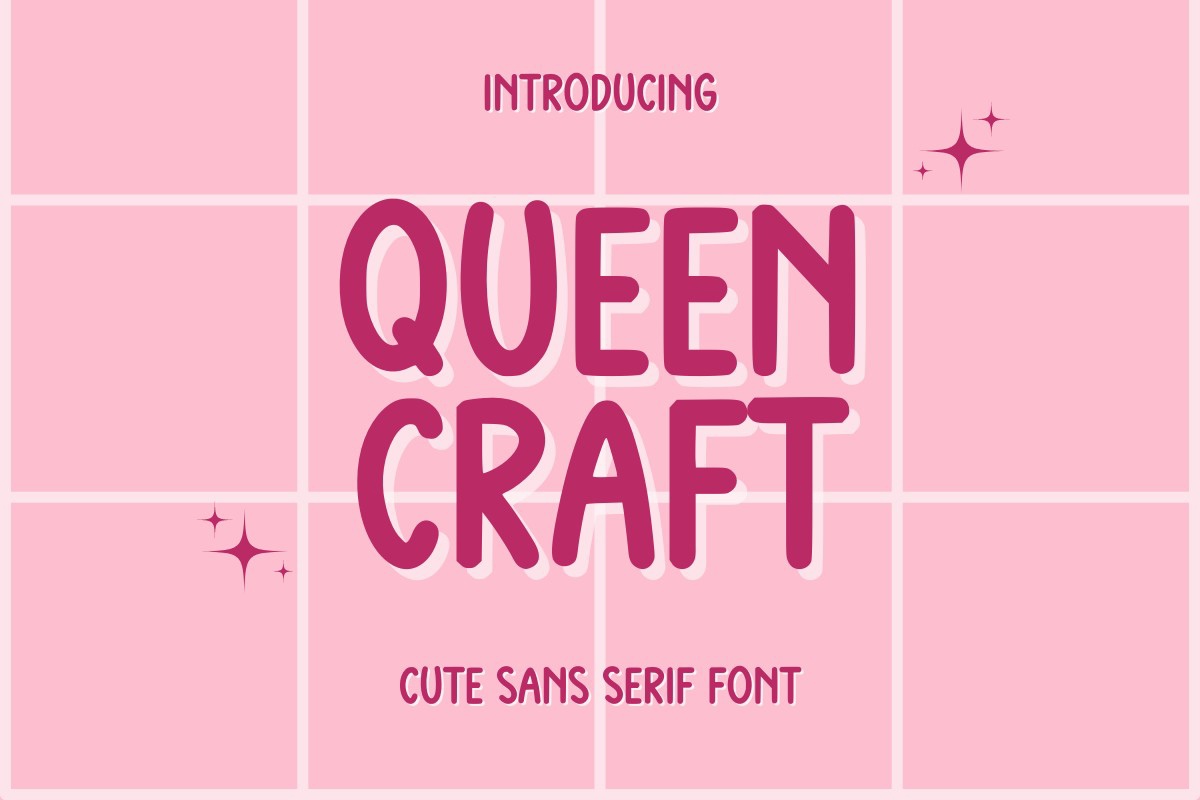 Пример шрифта Queen Craft