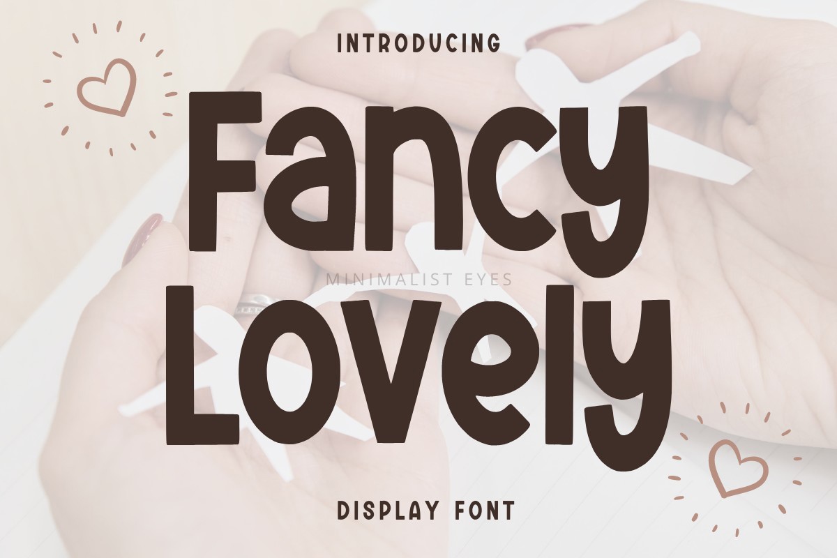 Пример шрифта Fancy Lovely