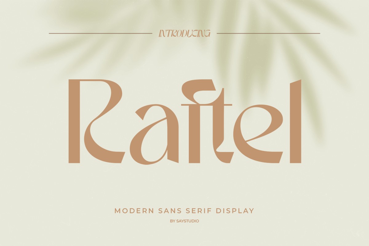 Пример шрифта Raftel