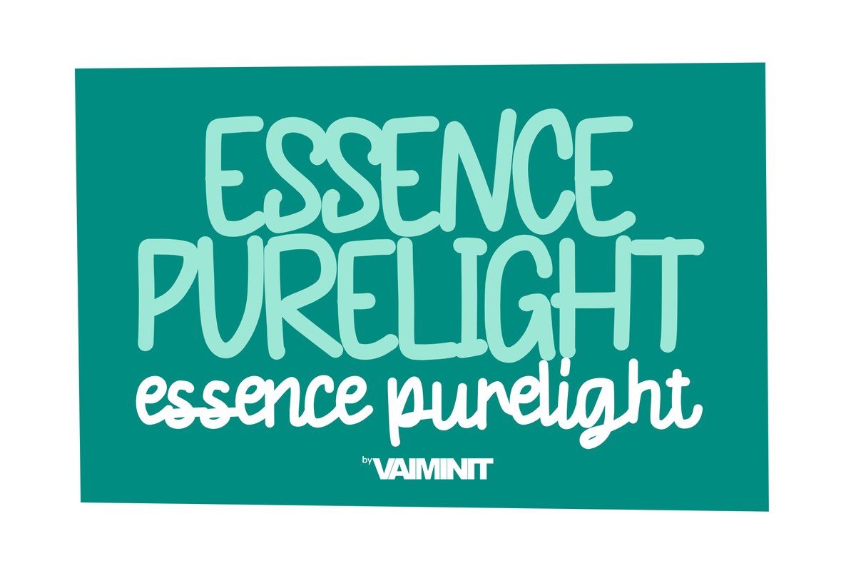 Пример шрифта Essence Purelight