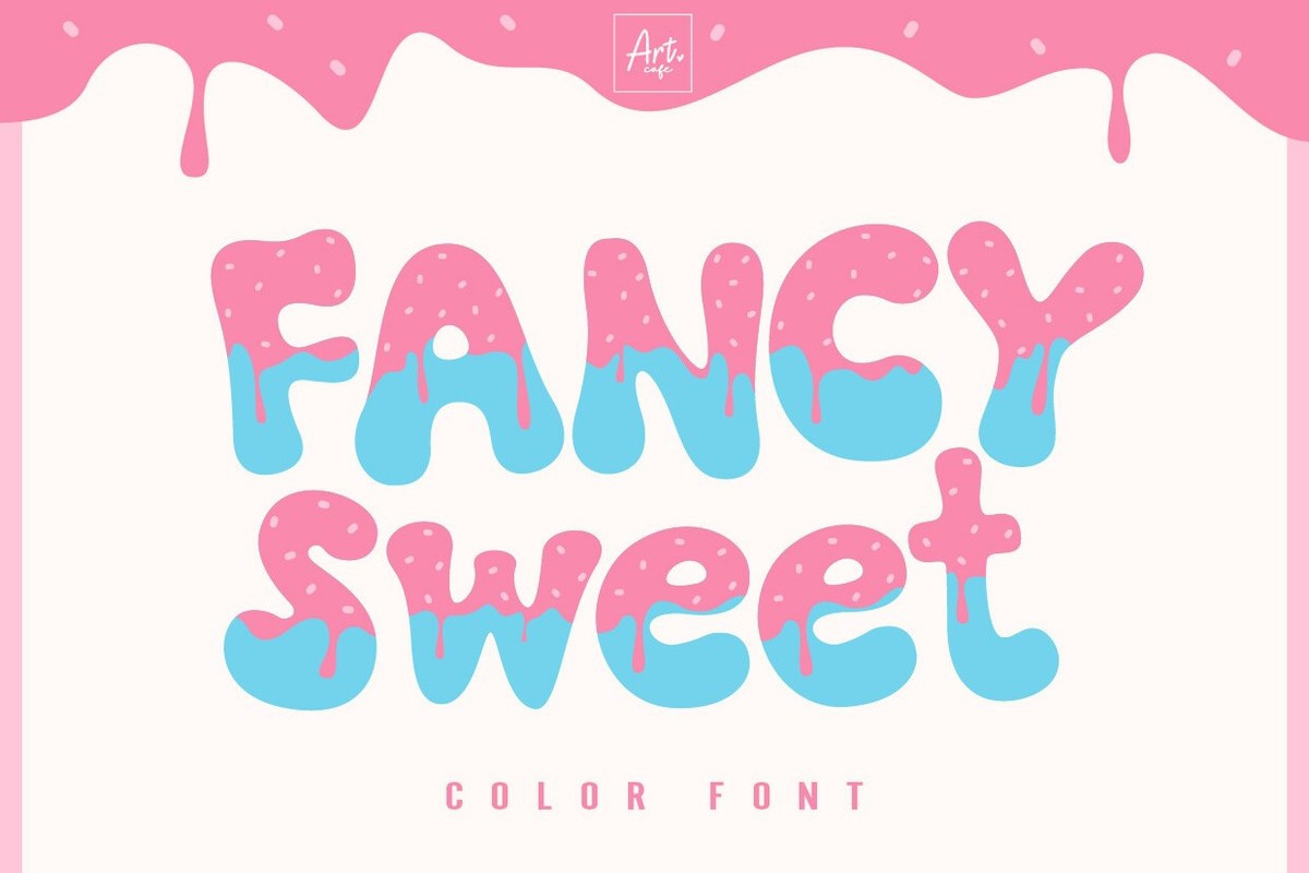 Пример шрифта Fancy Sweet