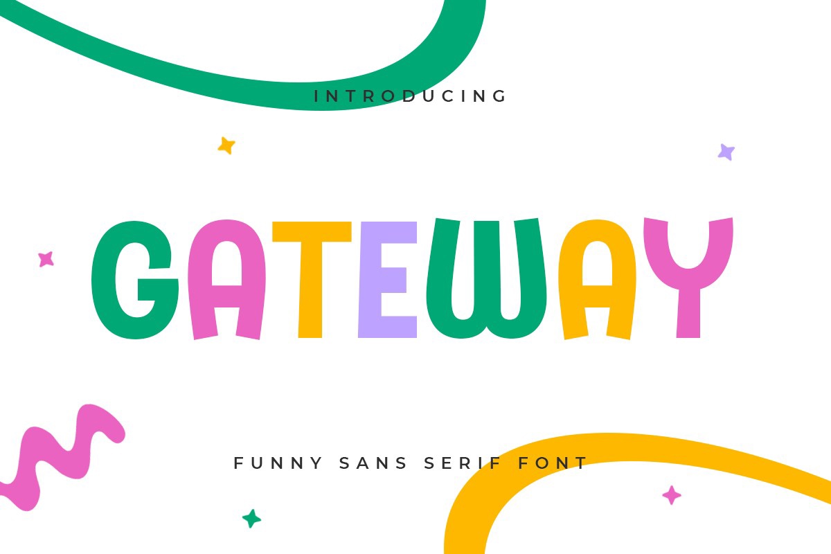 Пример шрифта Gateway