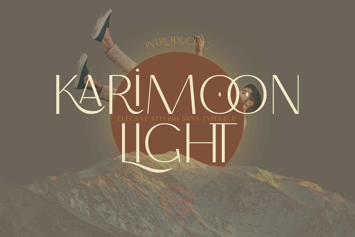 Пример шрифта Karimoon Light