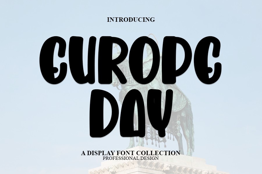 Пример шрифта Europe Day Regular