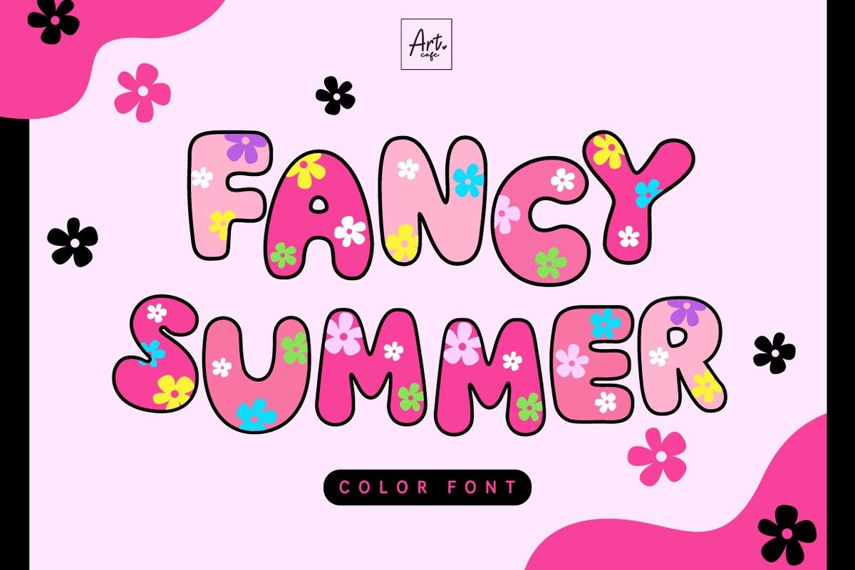 Пример шрифта Fancy Summer Regular