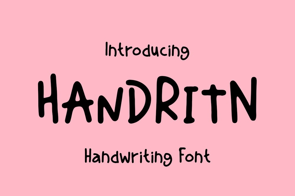 Пример шрифта WS Handritn