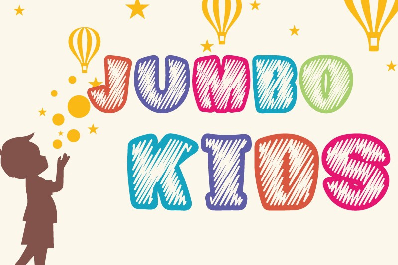 Пример шрифта Jumbo Kids