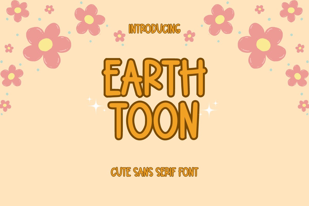 Пример шрифта EarthToon