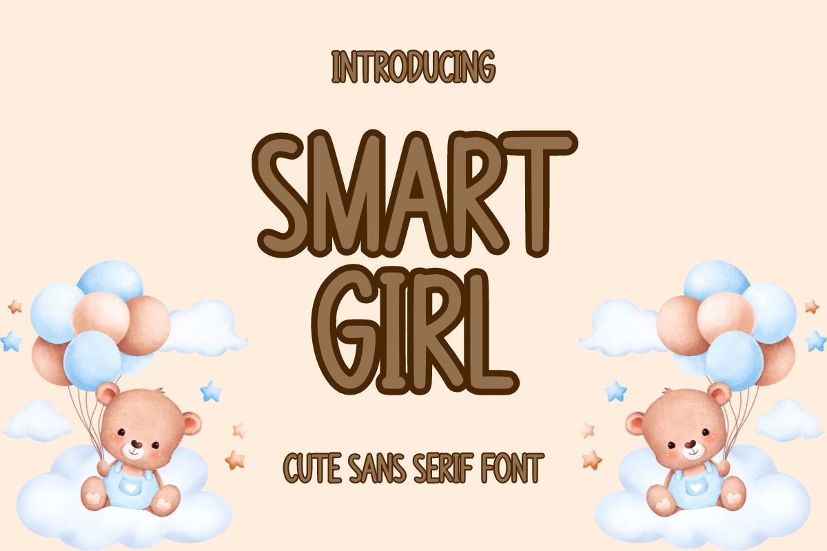 Пример шрифта SmartGirl