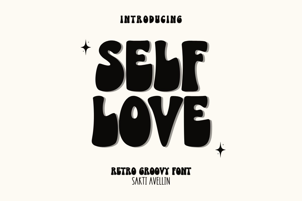 Пример шрифта Self Love