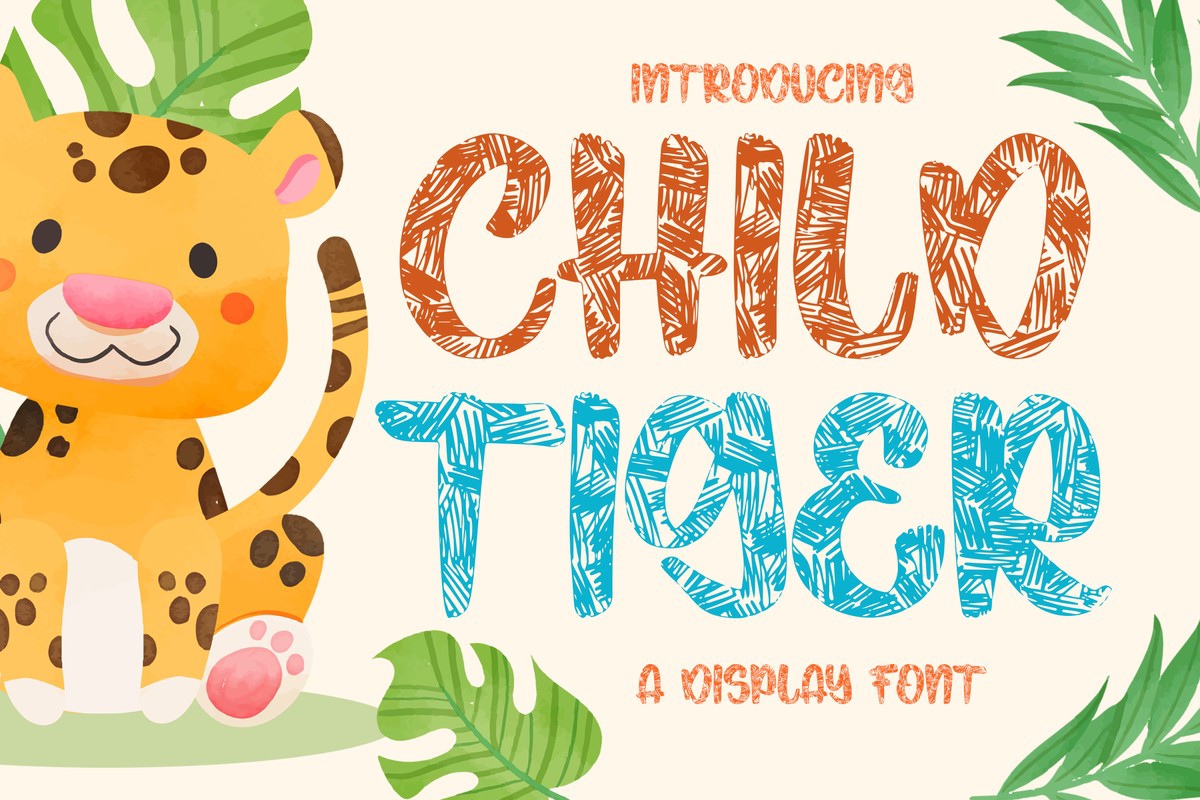 Пример шрифта Child Tiger Regular