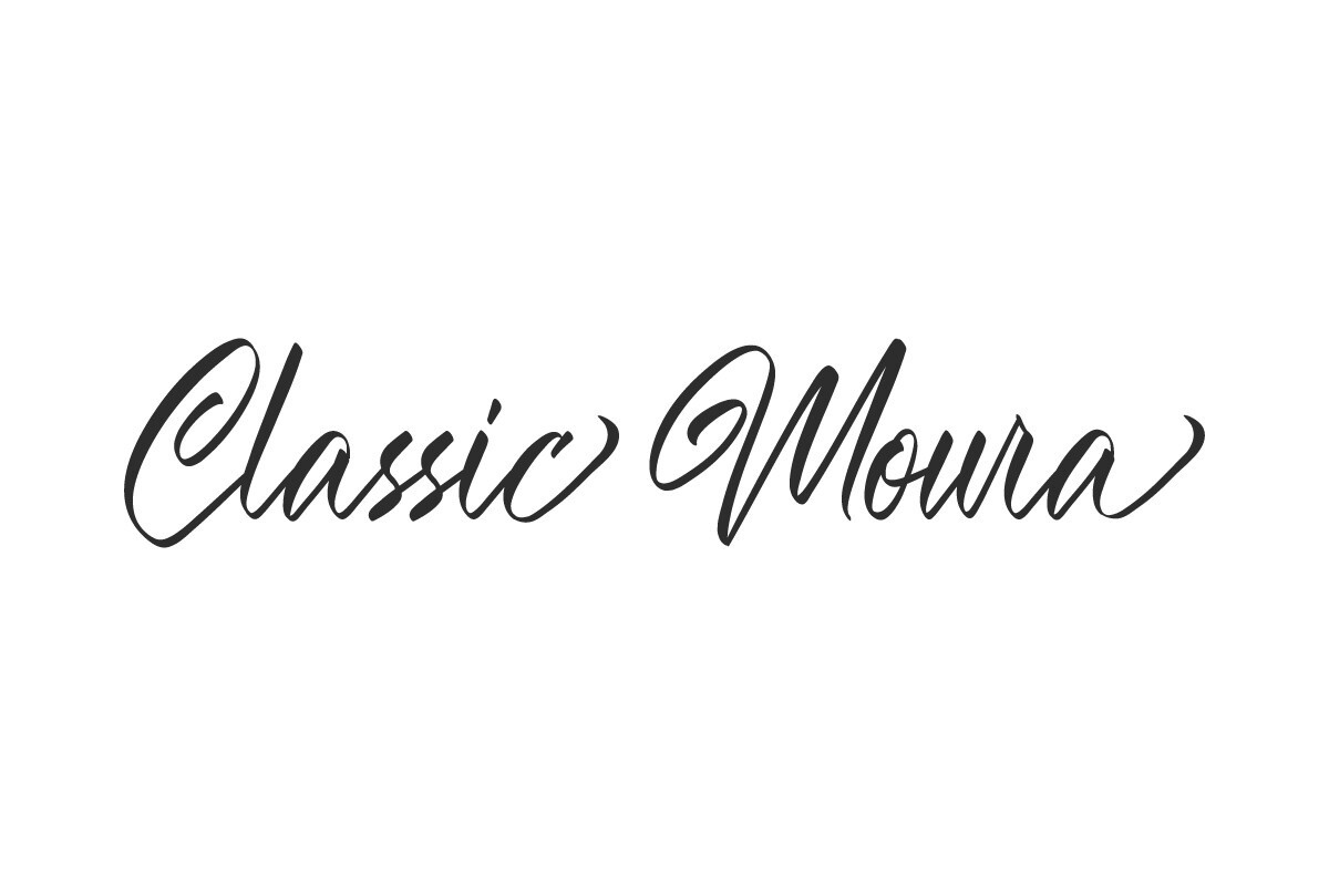 Пример шрифта Classic Moura