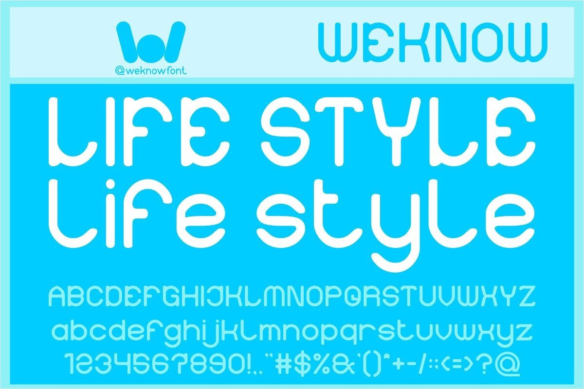 Пример шрифта Life Style Italic