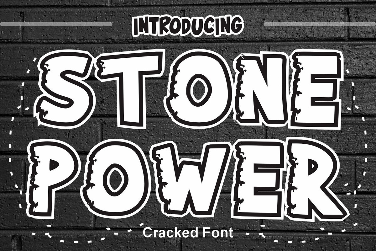 Пример шрифта Stone Power Regular