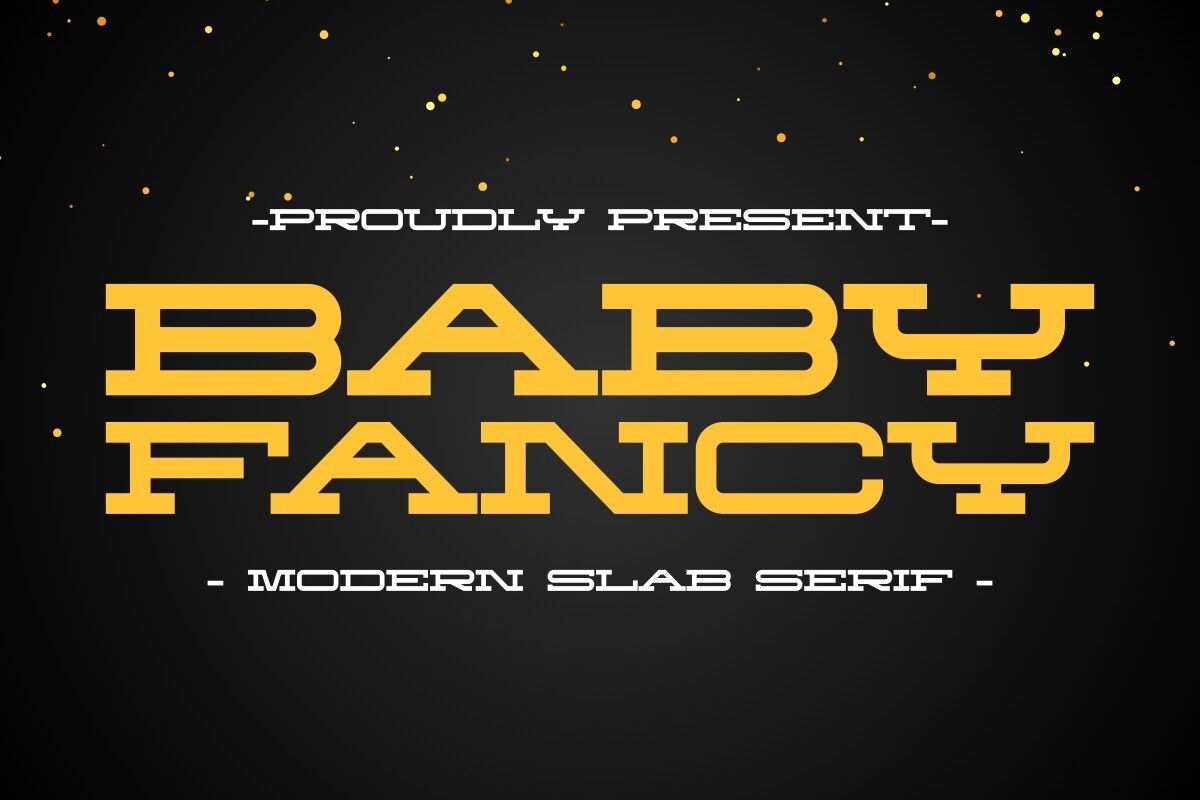 Пример шрифта Baby Fancy Regular