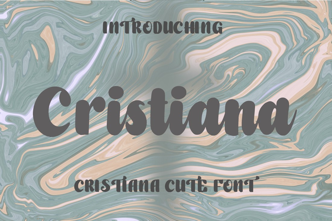 Пример шрифта Cristiana Regular