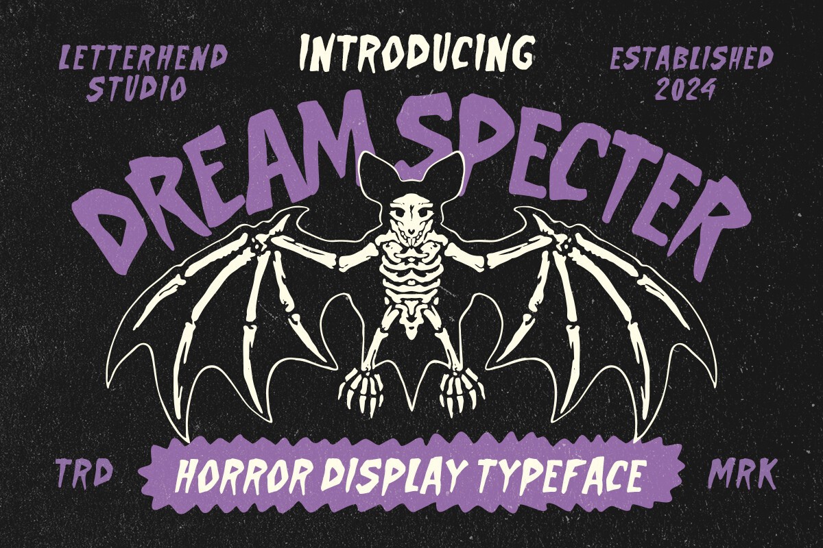 Пример шрифта Dream Specter