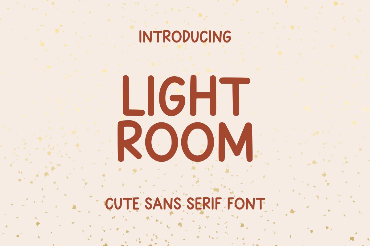 Пример шрифта Light Room Regular