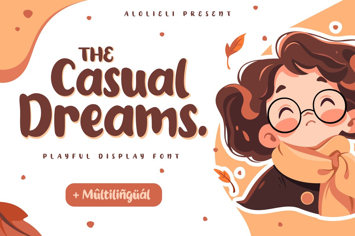 Пример шрифта Casual Dreams Regular