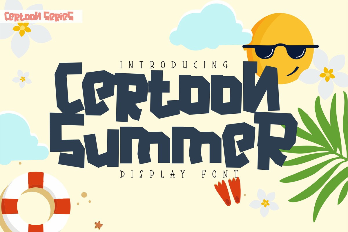 Пример шрифта CertooN SummeR Regular