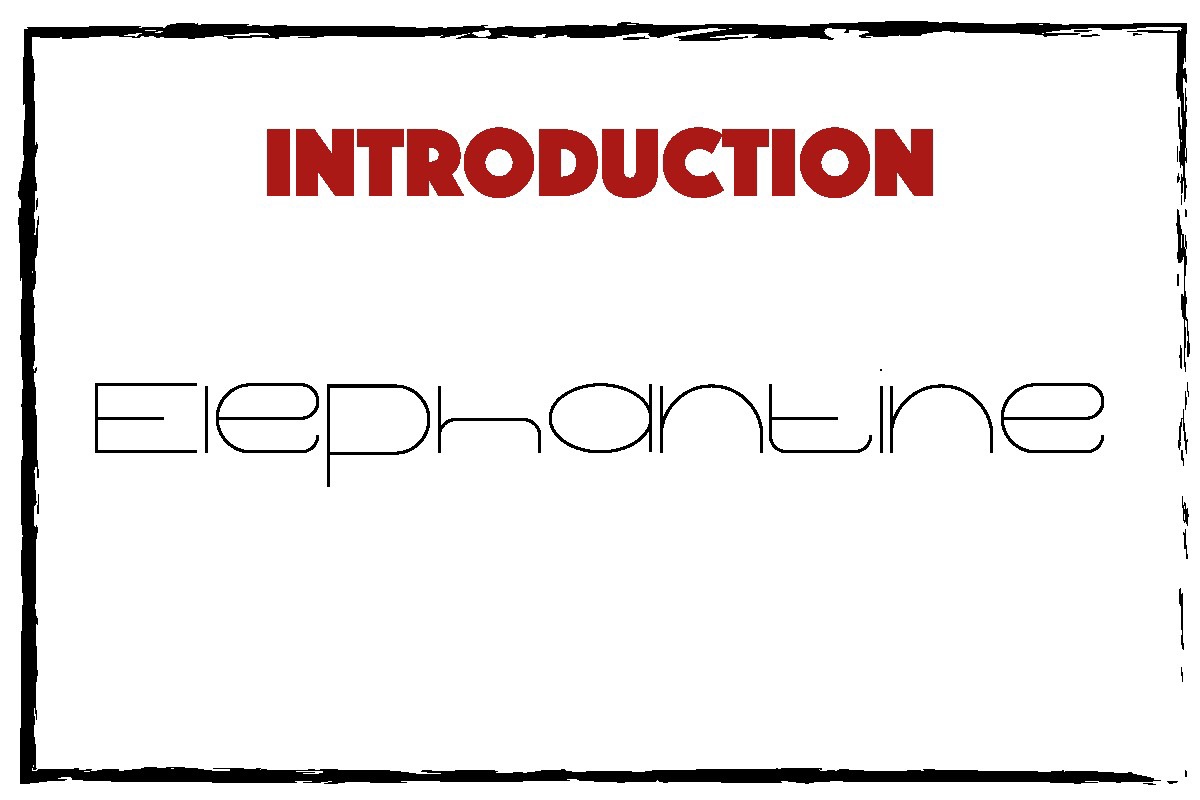 Пример шрифта Elephantine Regular