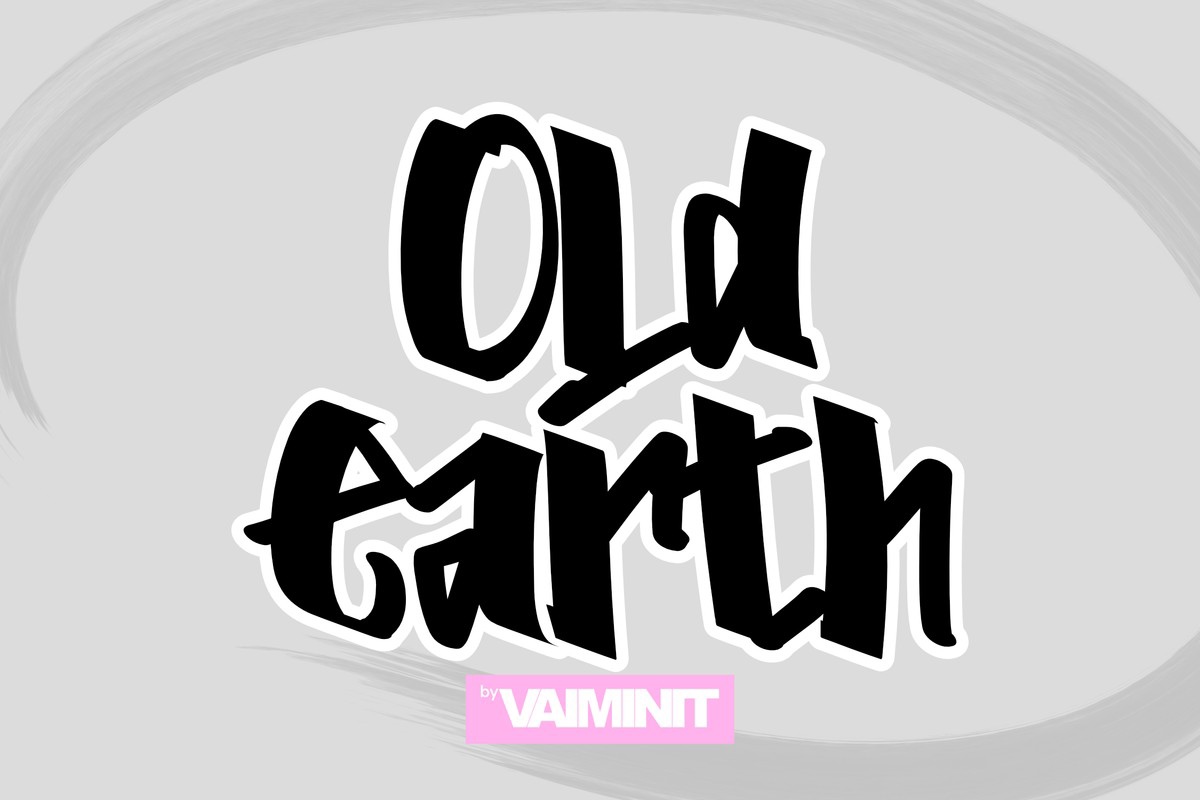 Пример шрифта Old Earth Regular