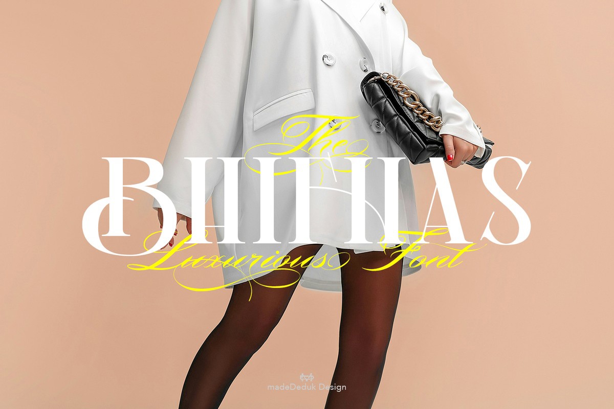 Пример шрифта Bhifhas Regular