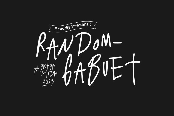 Пример шрифта Random Gabuet Regular