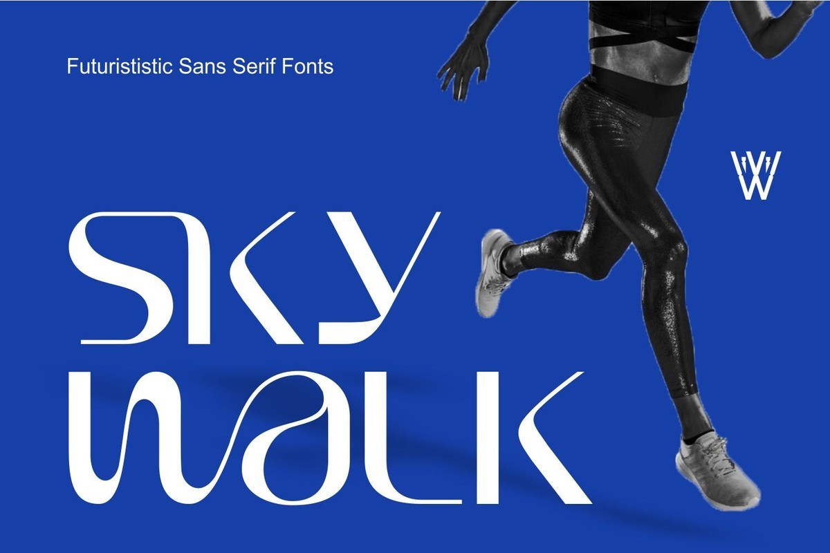 Пример шрифта Sky Walk Regular