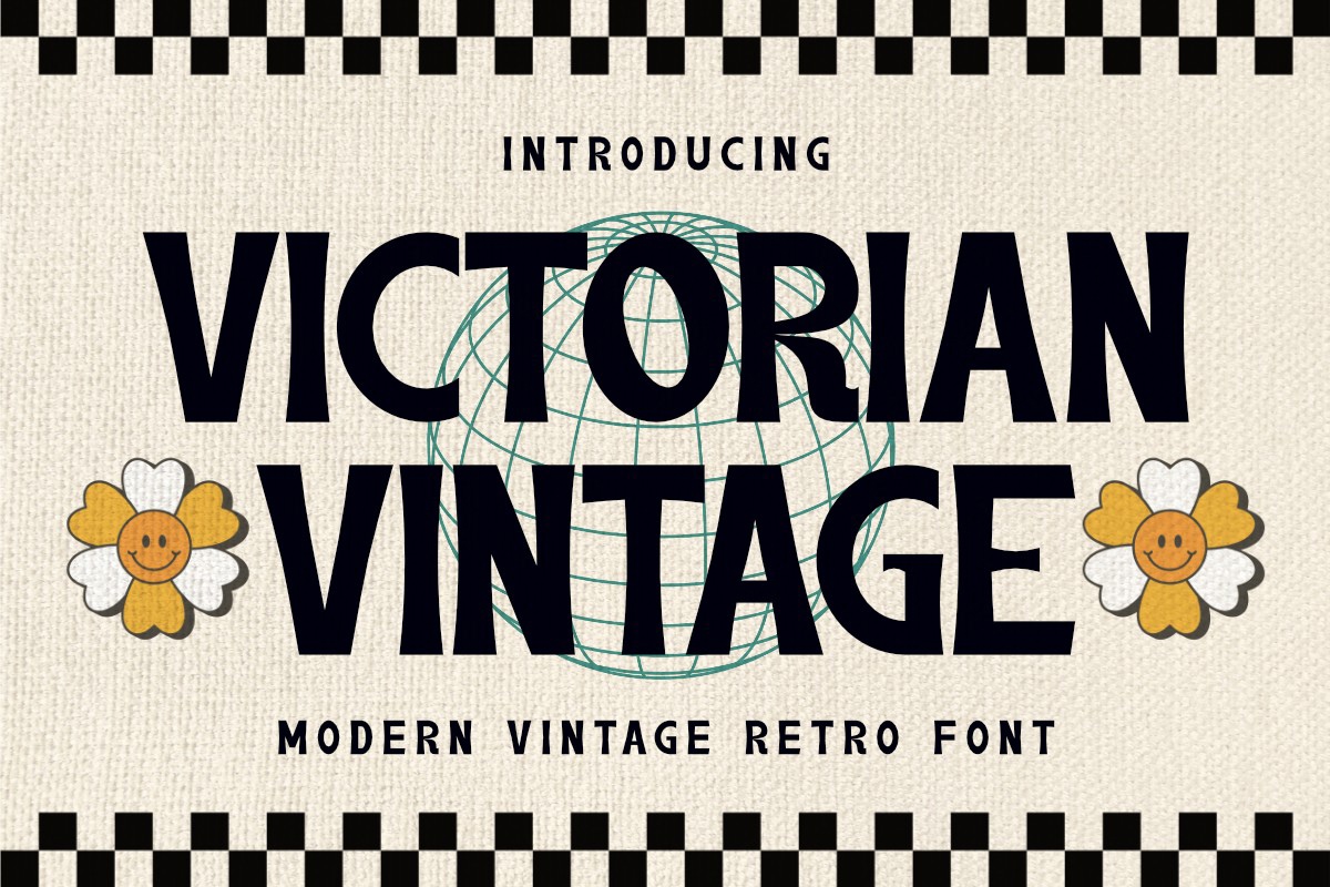 Пример шрифта Victorian Vintage Regular