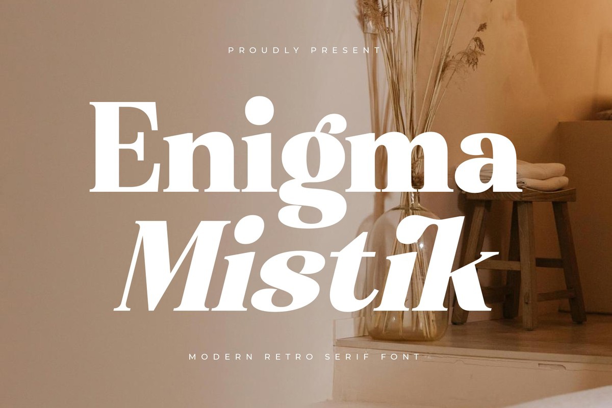 Пример шрифта Enigma Mistik Regular