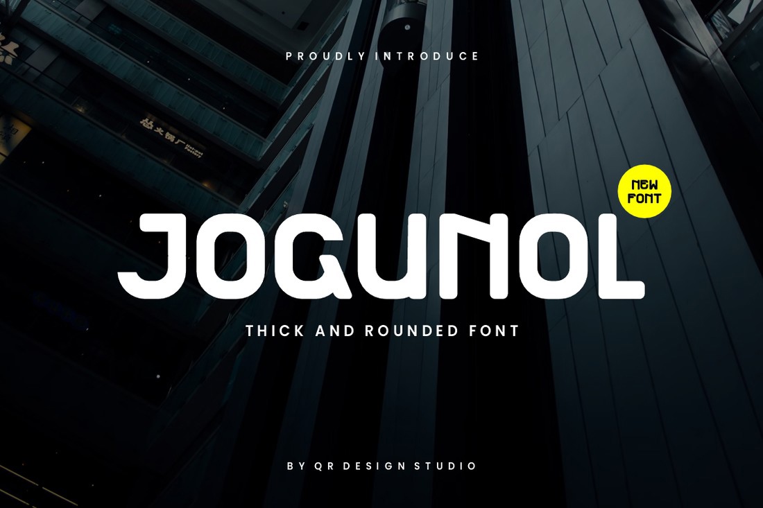 Пример шрифта Jogunol Regular