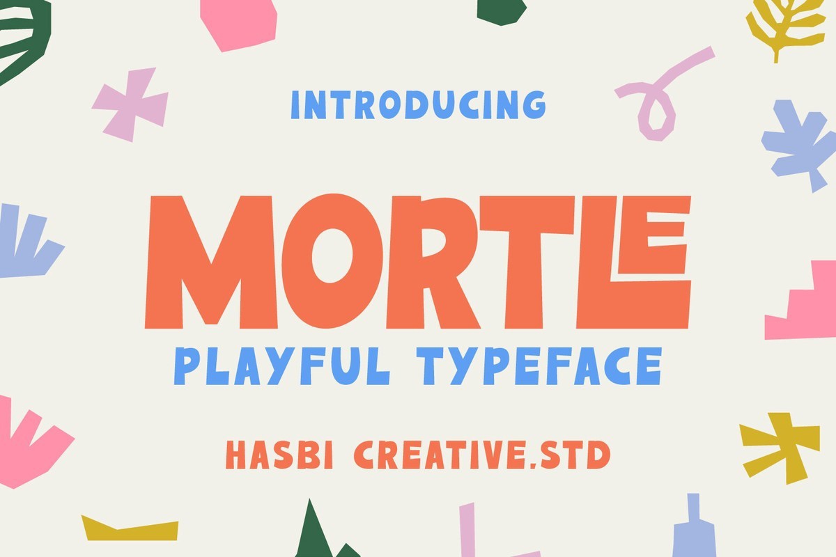 Пример шрифта Mortle Regular