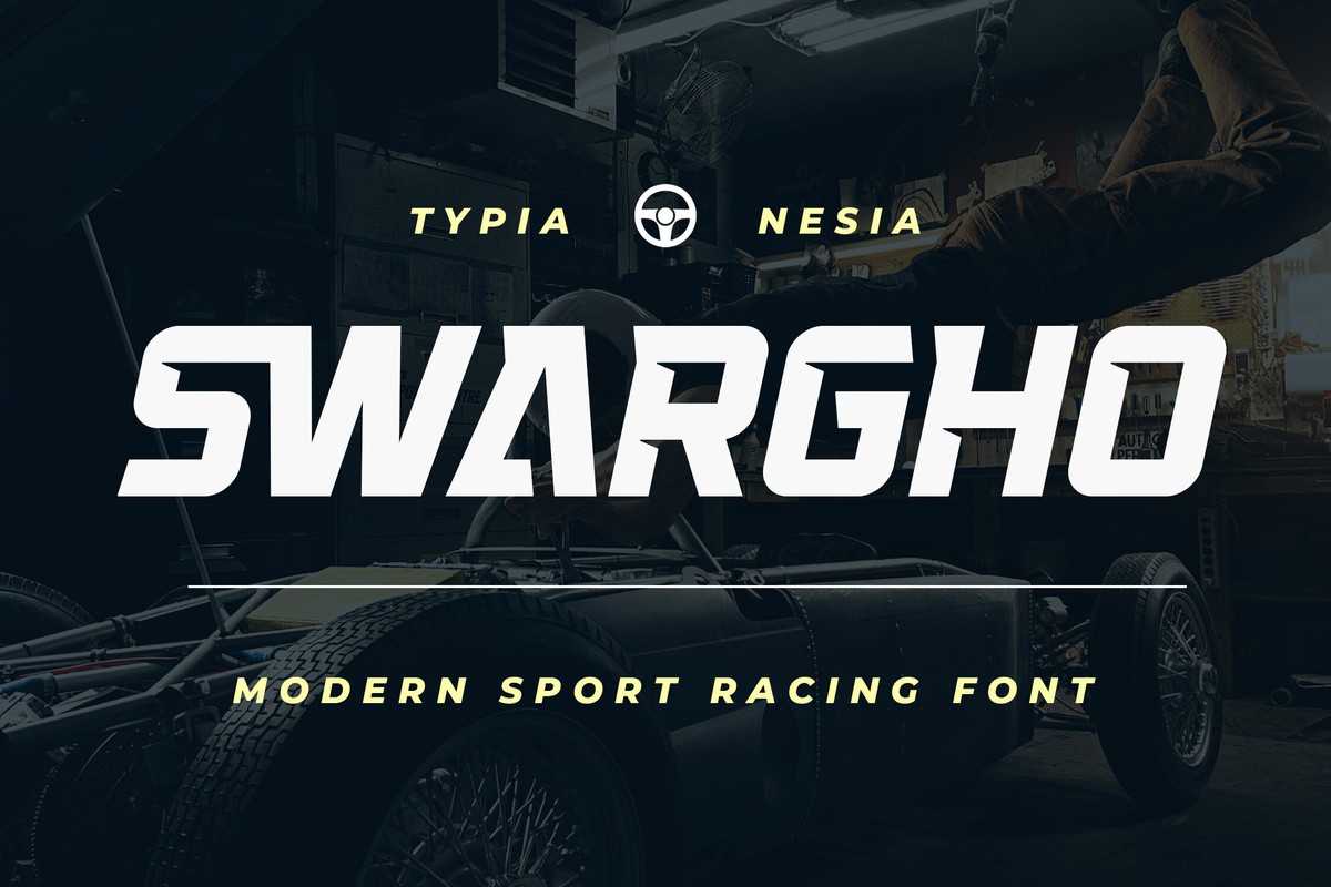 Пример шрифта Swargho Italic