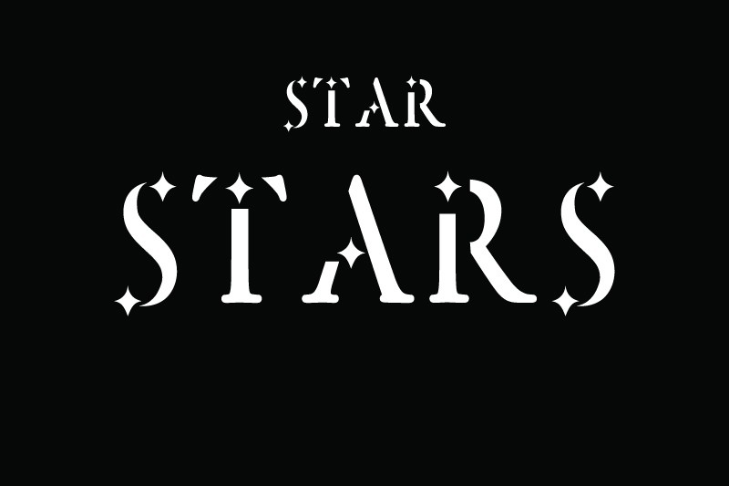 Пример шрифта Star Stars Regular