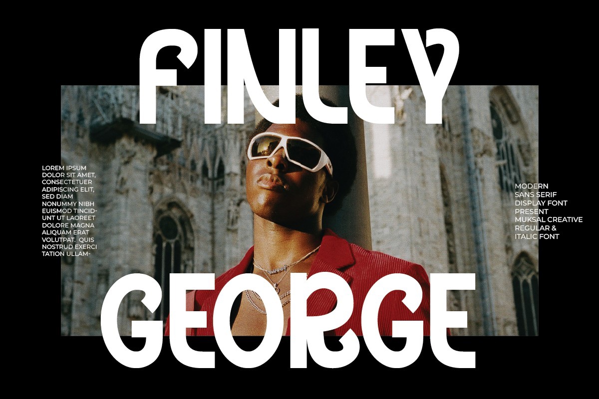 Пример шрифта Finley George Regular