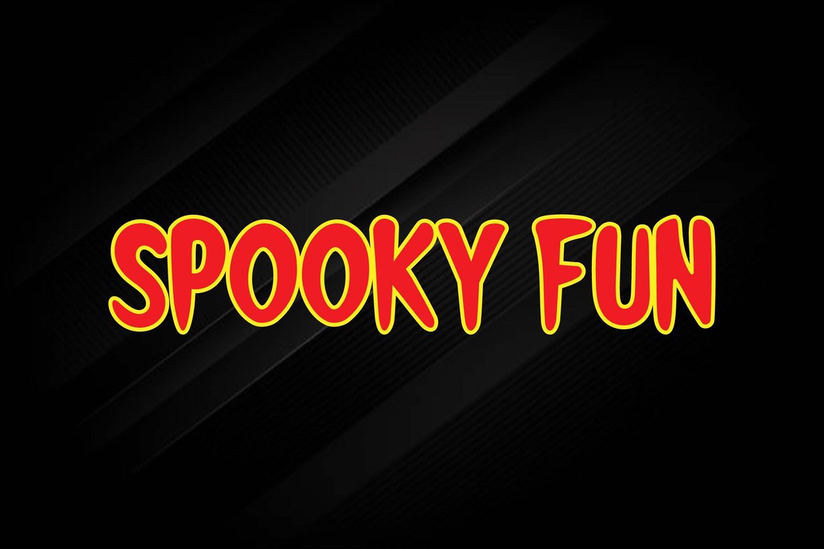 Пример шрифта Spooky Fun Regular