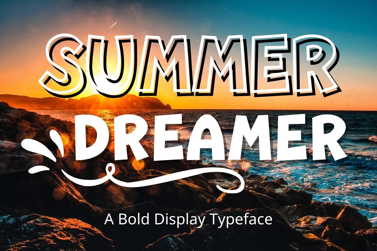 Пример шрифта Summer Dreamer Regular