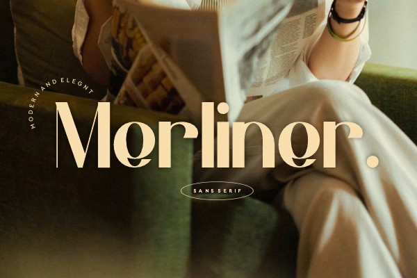 Пример шрифта Merliner Regular