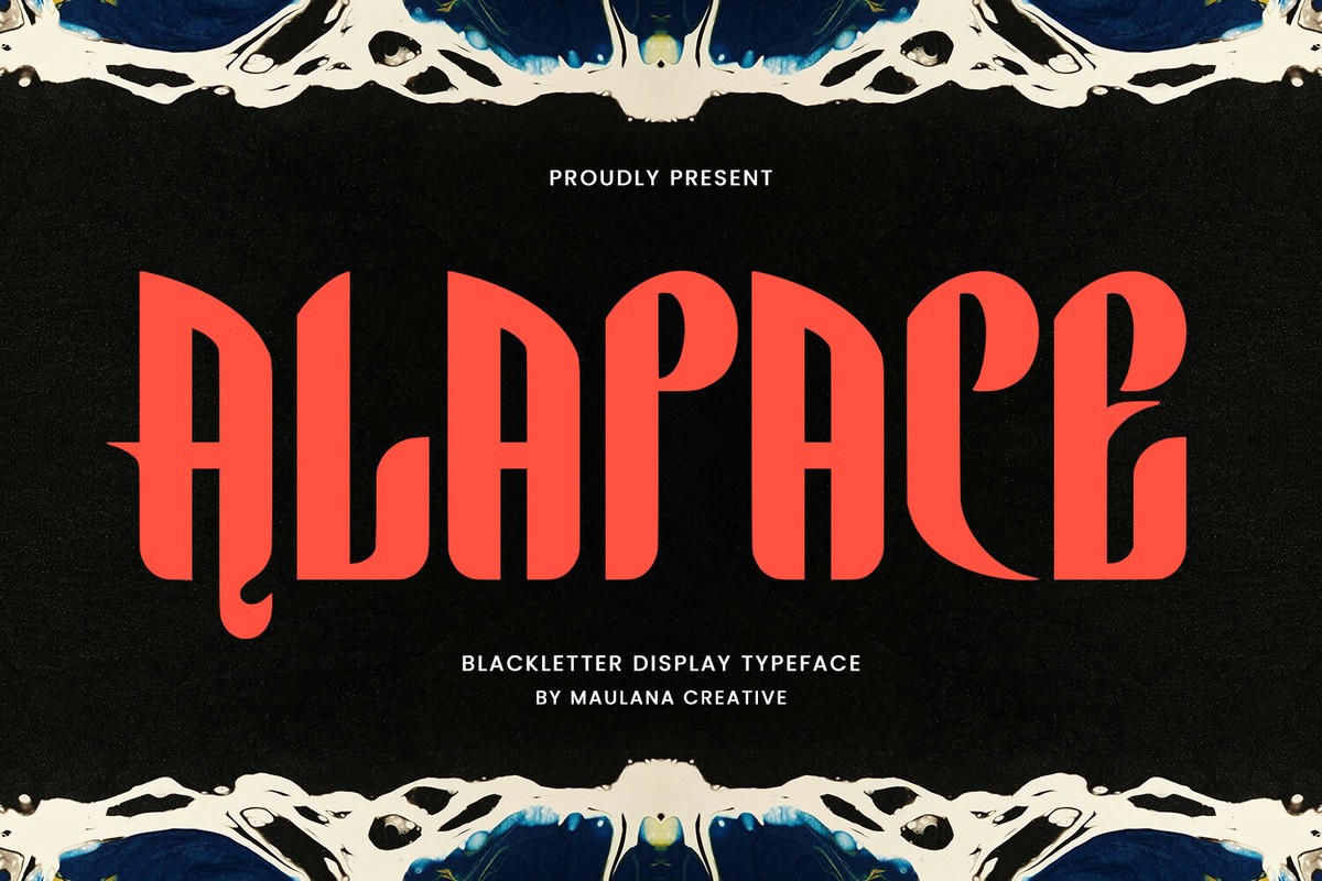Пример шрифта Alapace Regular