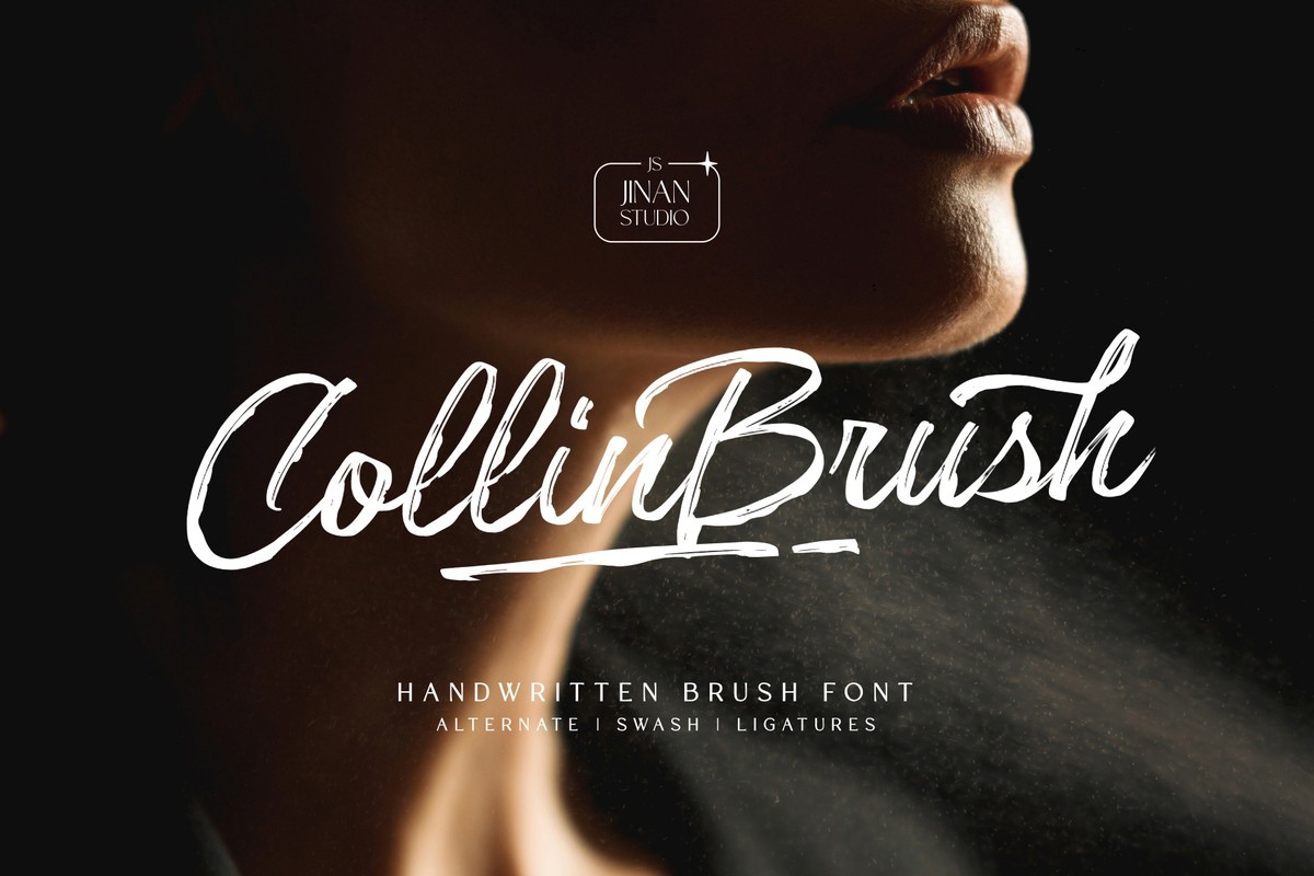 Пример шрифта Collinbrush Regular