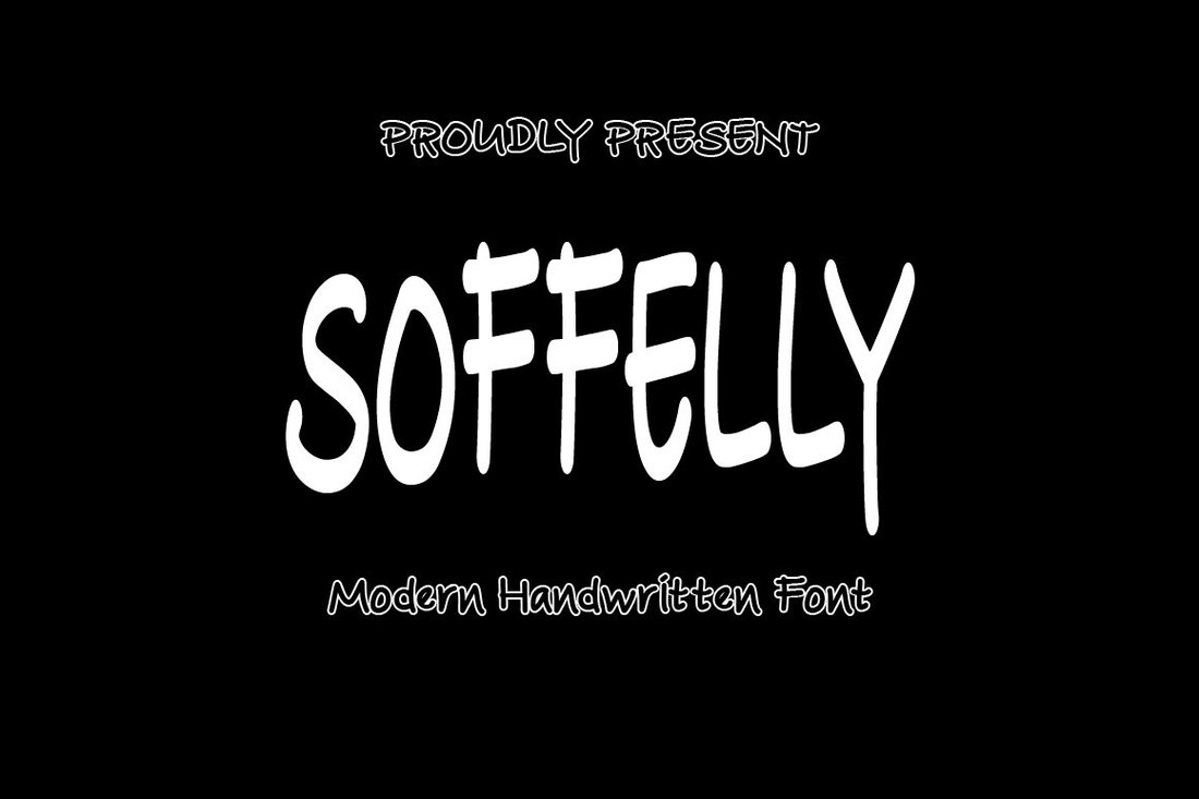 Пример шрифта Soffelly Regular