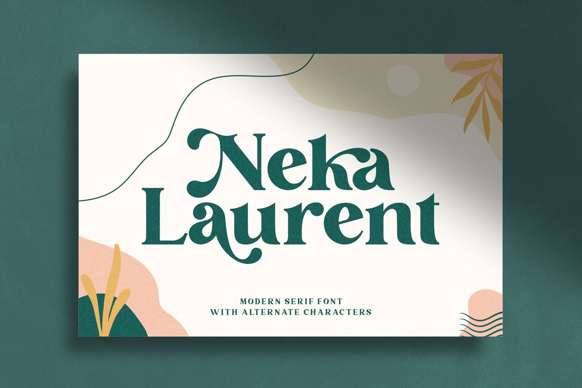 Пример шрифта Neka Laurent Regular