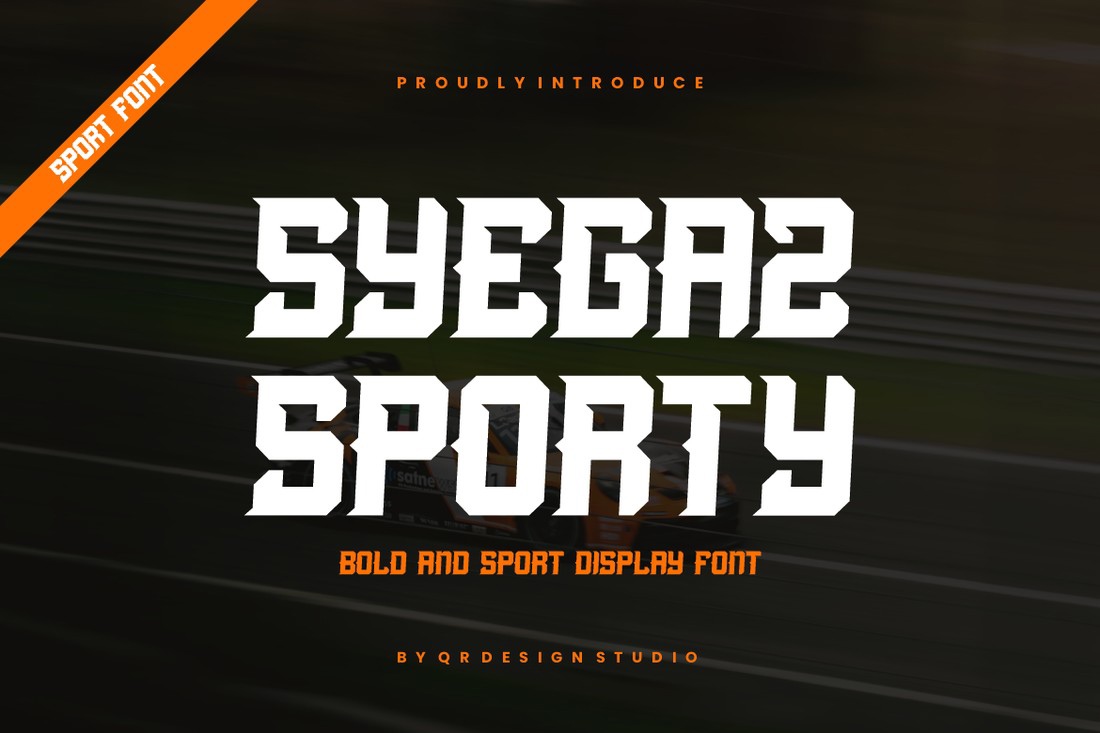 Пример шрифта Syegaz Sporty Regular