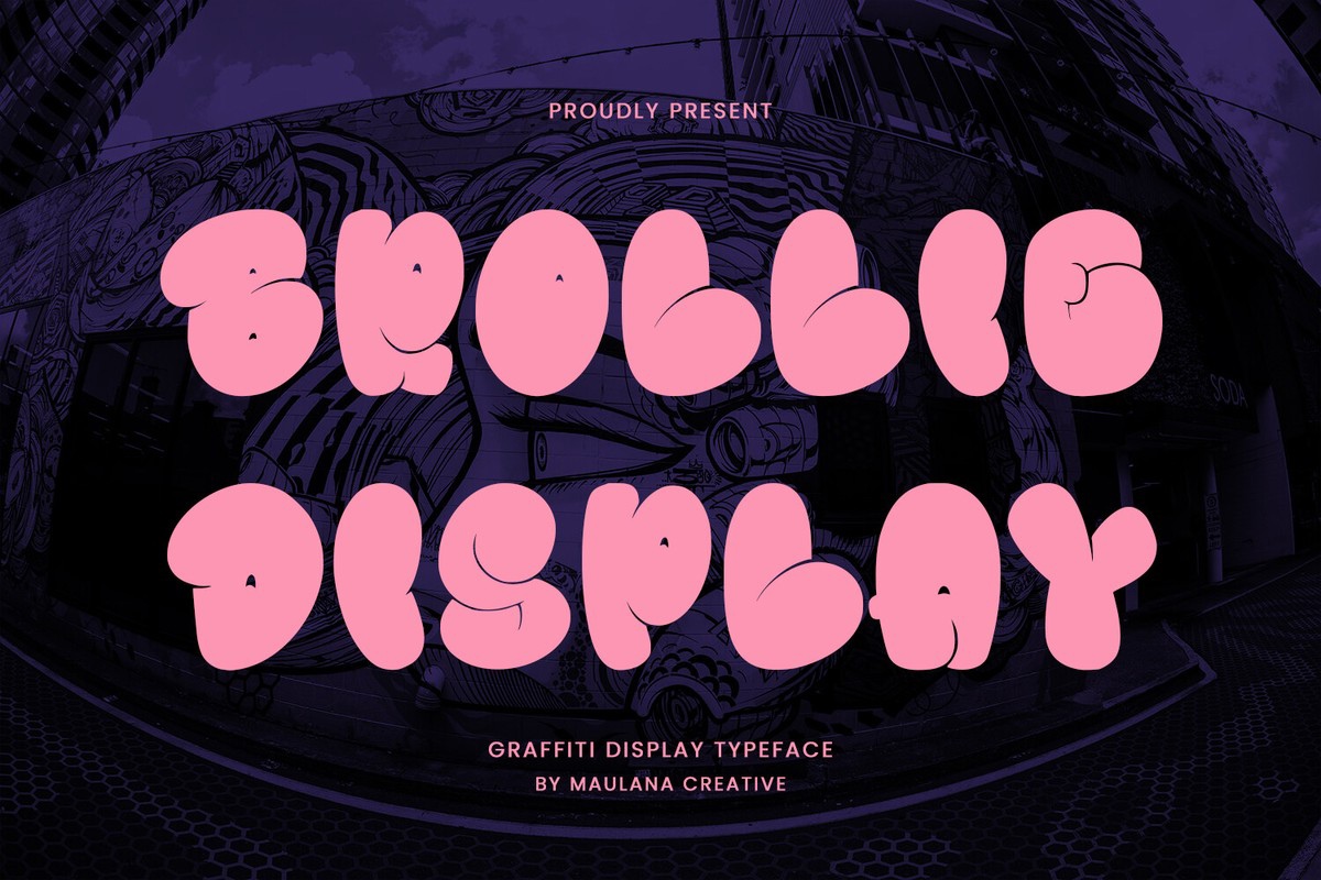 Пример шрифта Brollie Regular