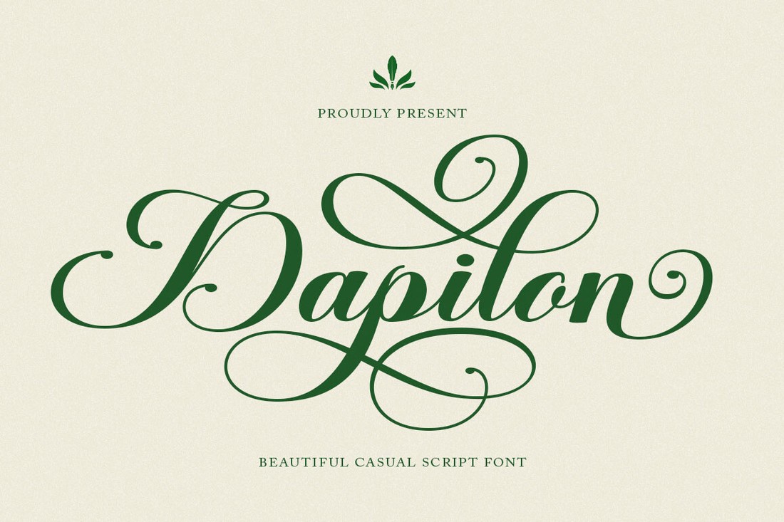 Пример шрифта Dapilon Regular